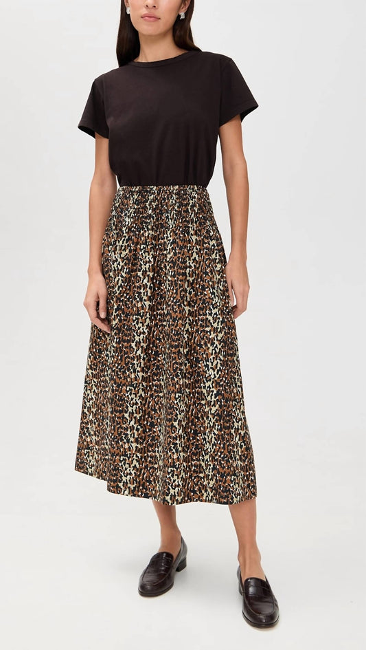 Clare V. - Double Jaguar Zoe Midi Skirt