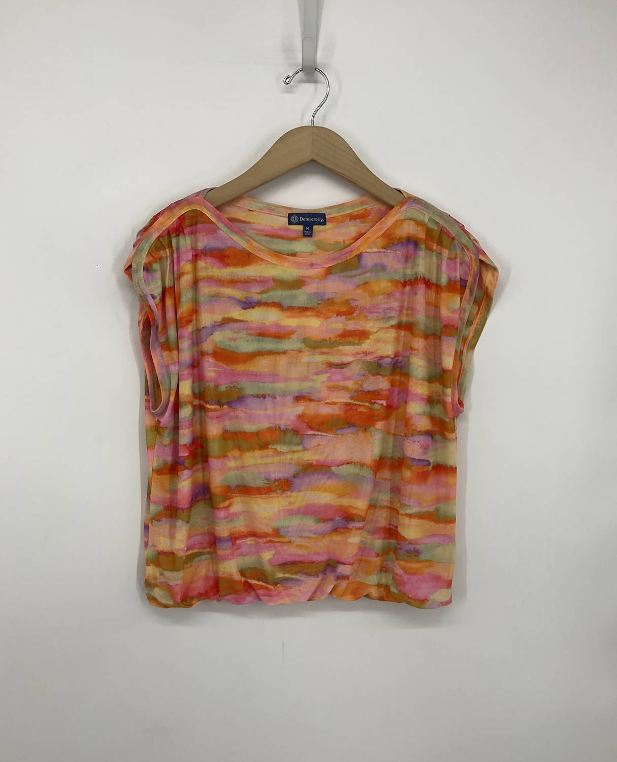 Democracy - Multi Extended Shoulder Boat Neck Top
