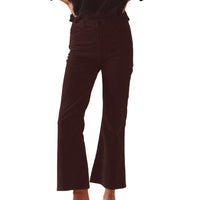 THE GREAT. Kick Boot Corduroy Jeans in slate - women's pants