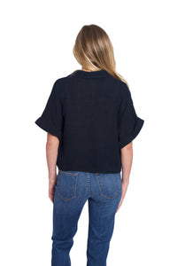 Stateside - Gauze Tie Front Shirt