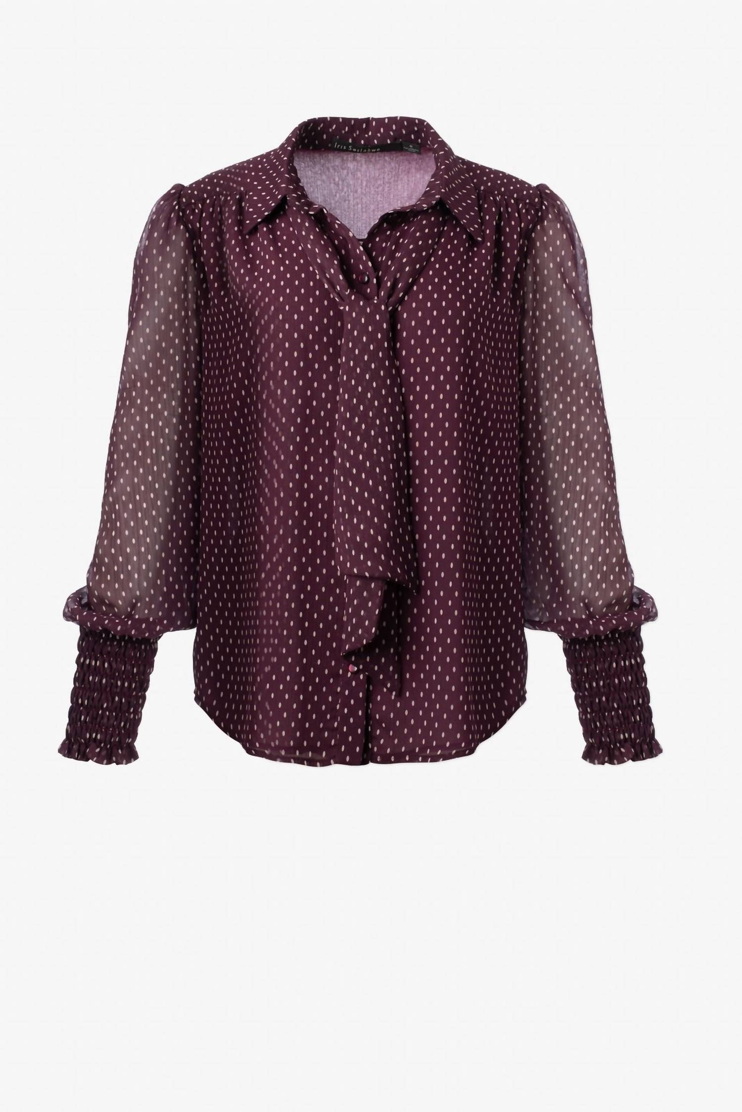 Iris Setlakwe - Shirring Detail And Tie Blouse