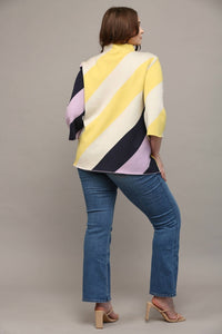 Fate - Color Block Sweater - Plus