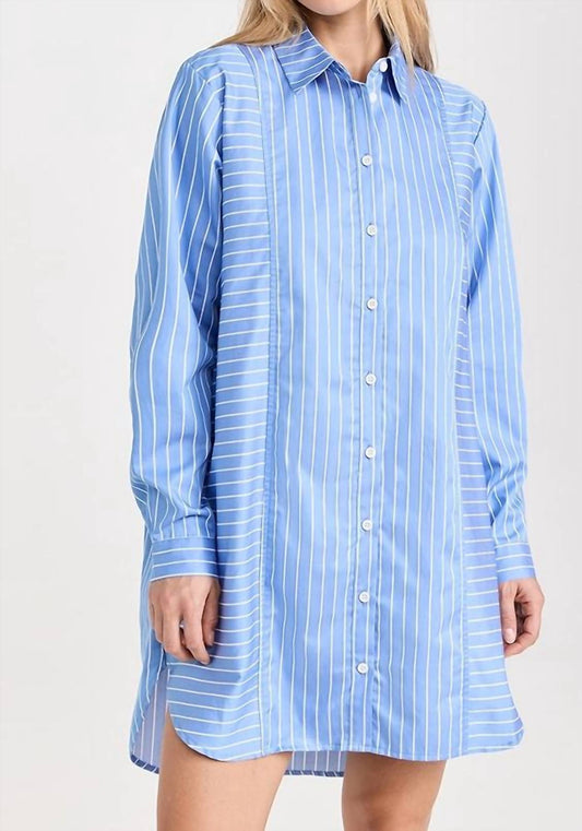 Nation Ltd - Marni Oversized Button Up Mini Dress