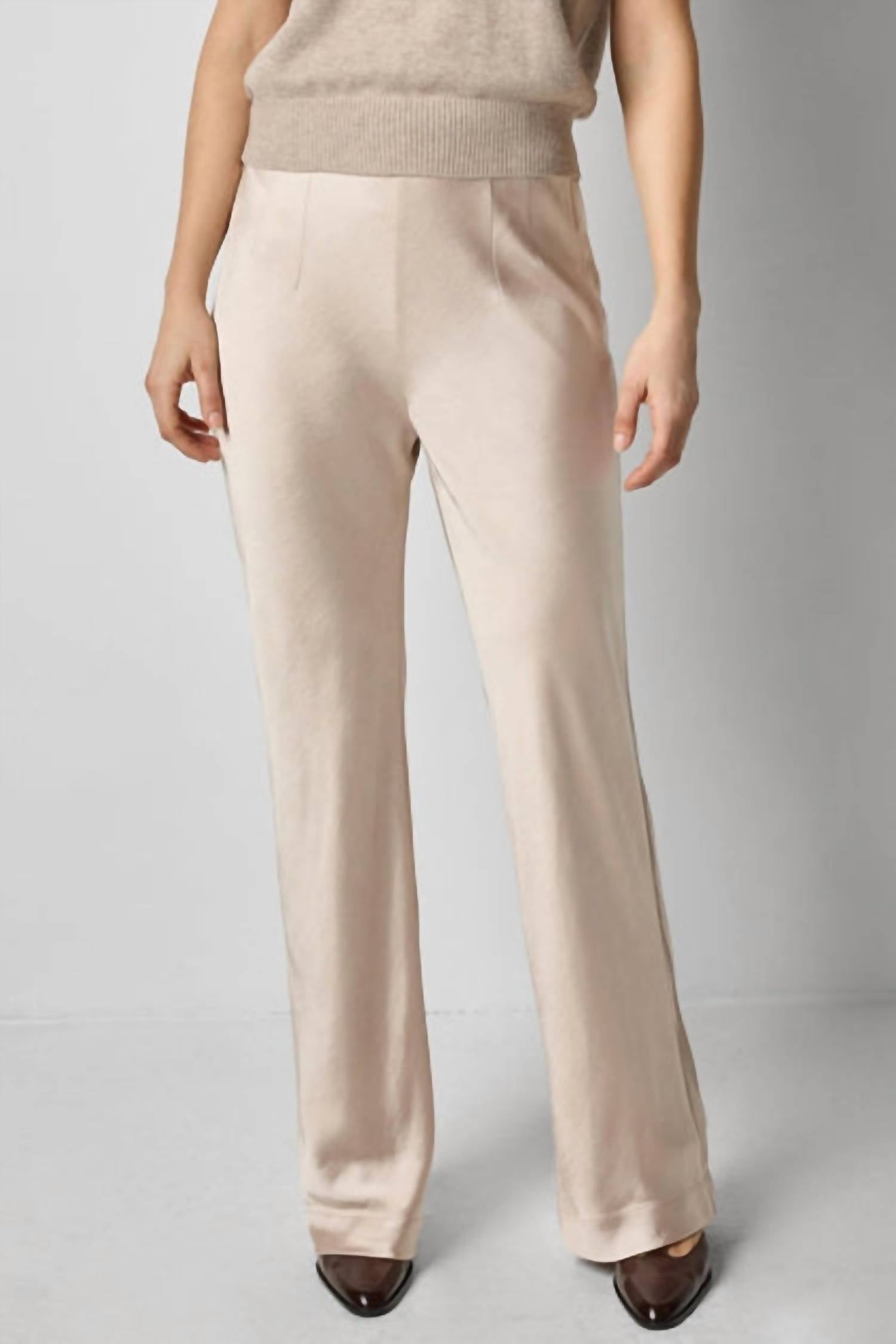 Lilla P - Satin Clean Front Pant