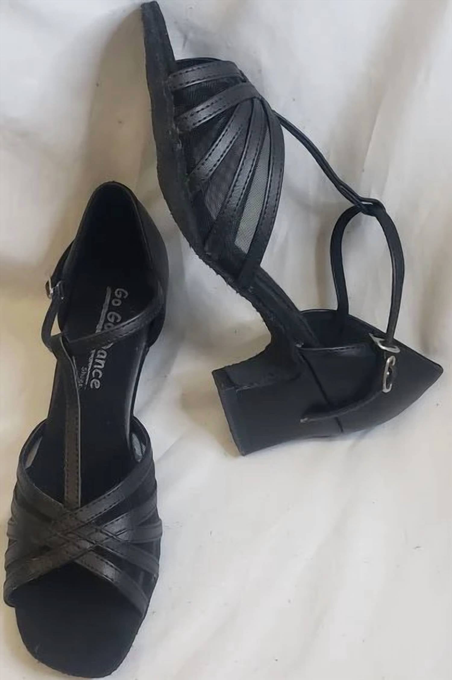 Go Go Dance - Women's Prim 1.8" Thick Heel Latin Sandal