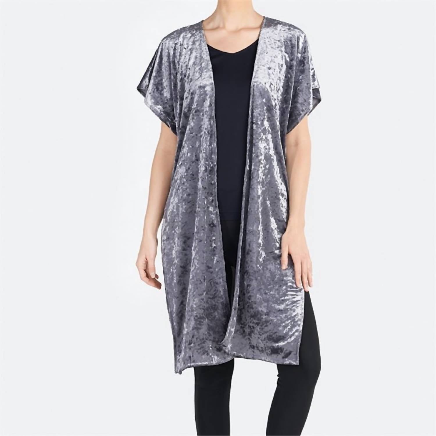 Coco + Carmen - Crushed Velvet Cardigan