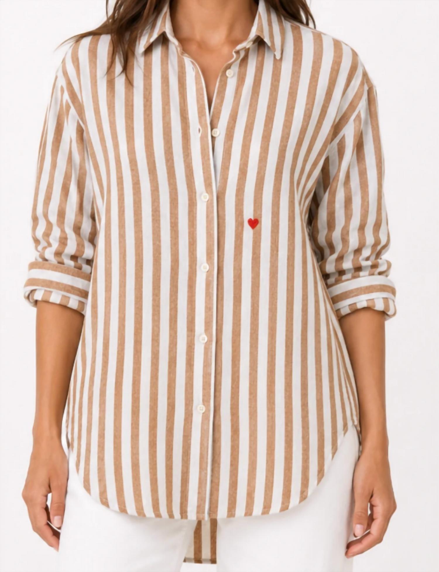 Kerri Rosenthal - Jack Stripe Flannel Shirt