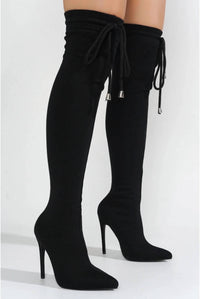 Cape Robbin - Women's Cahoka Thigh High Sweat Boots