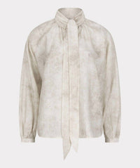 Esqualo - Billa Raglan Shawl Collar Blouse