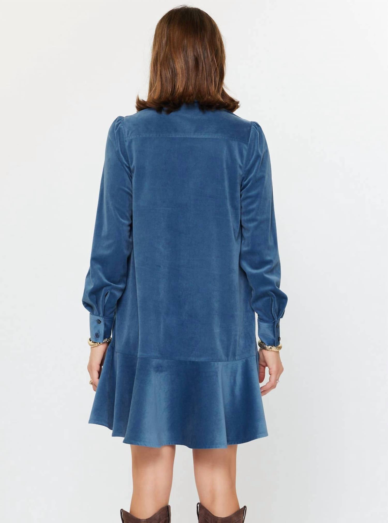 Current Air - Caroline Fine Corduroy Mini Dress