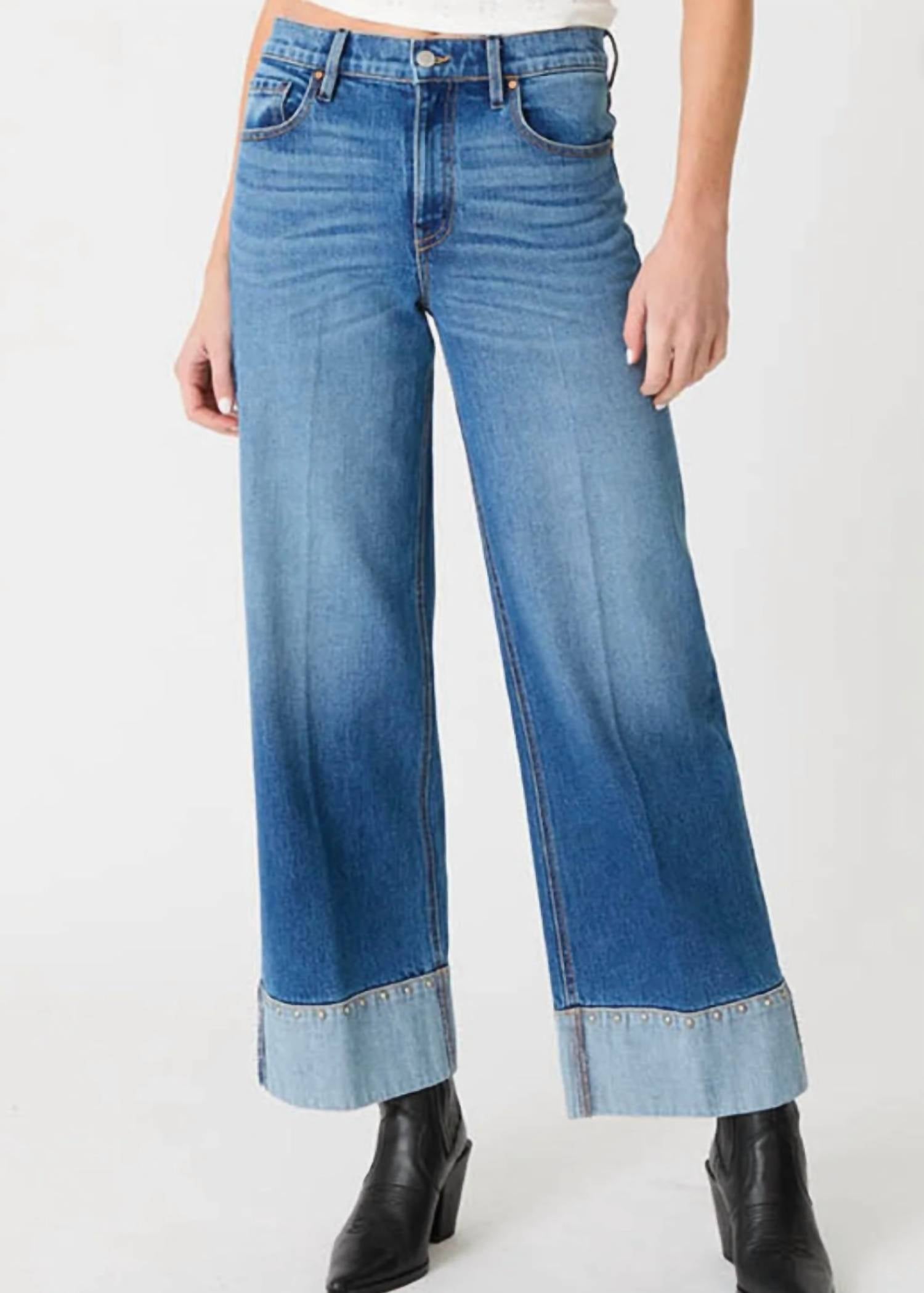 Level99 - Parker Moment Studded Cuff Denim Jeans