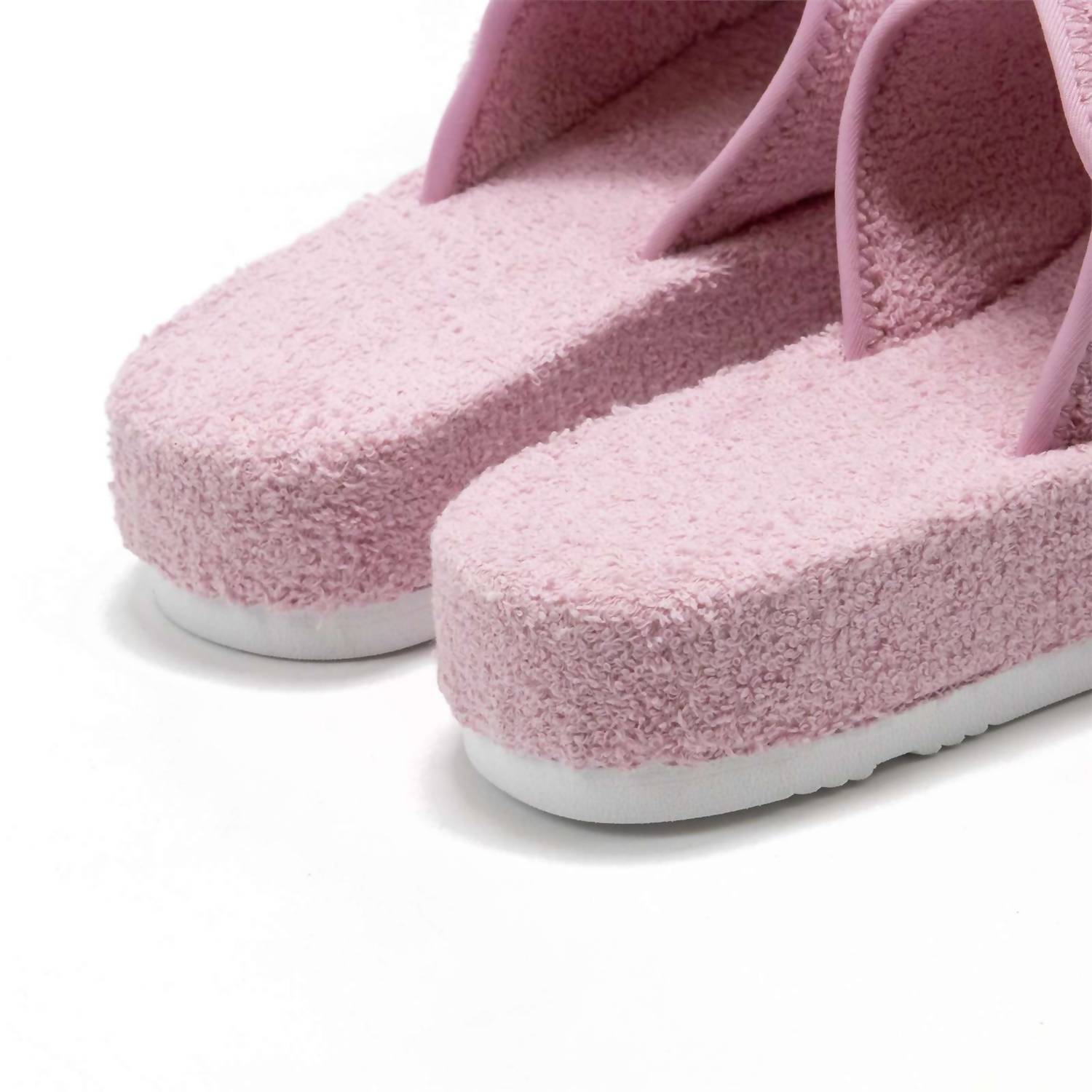 HUNTER Women's Original Terry Towelling Logo Slides in fox glove - women's shoe - view 6