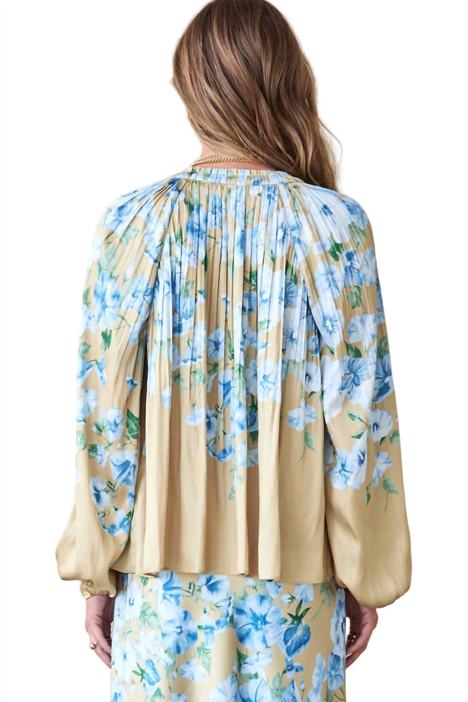 Current Air - Maeve Floral Long Sleeve Top