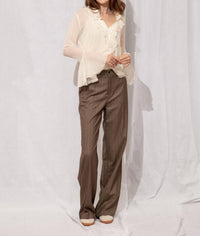 Lucy Paris - Delphine Long Sleeve V-neck Top