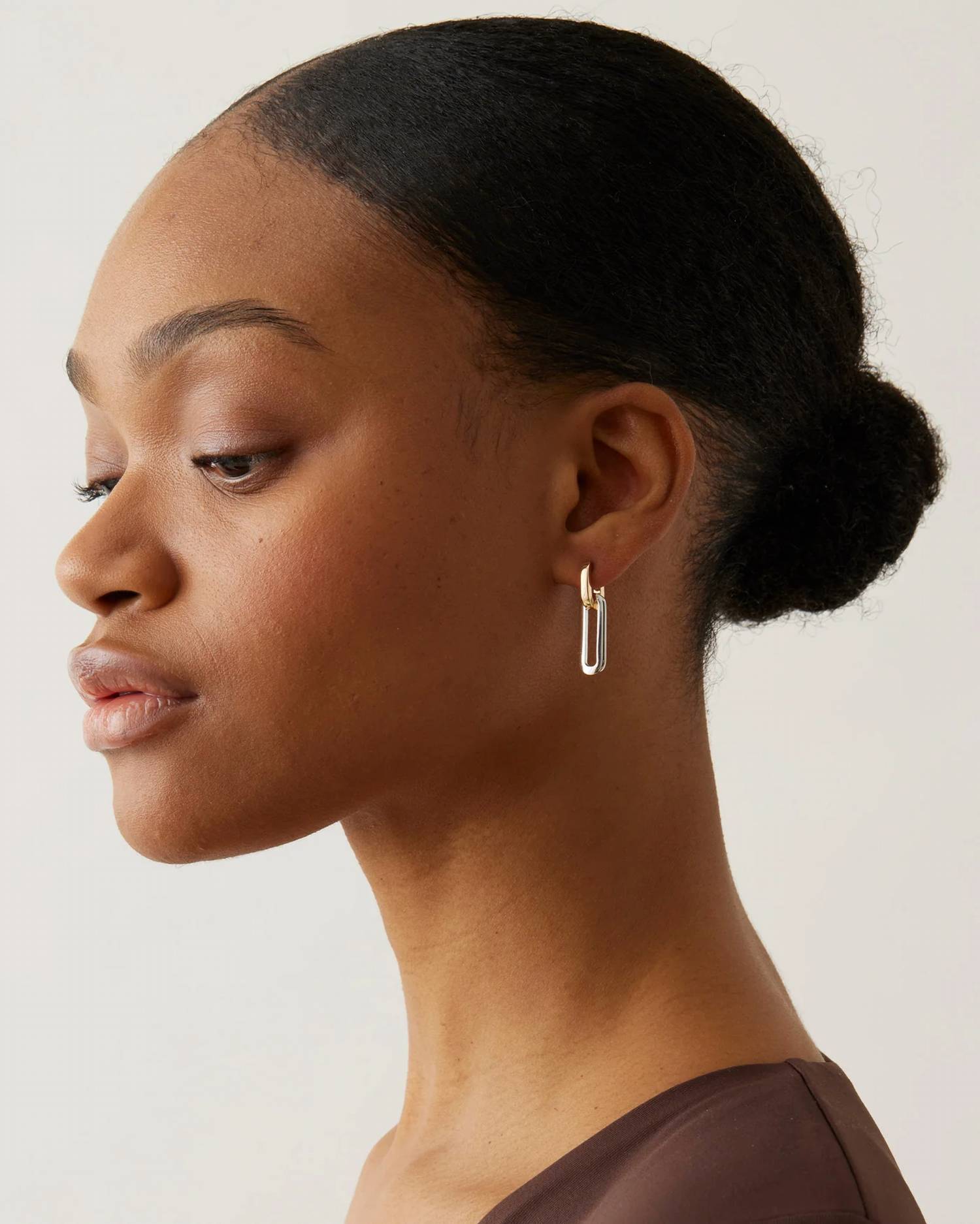 Jennybird - Two Tone Teeni Detachable Link Earrings