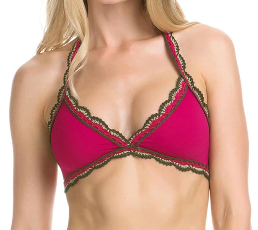 Becca - Medina Crochet Halter Bikini Top (Up to D-Cup)