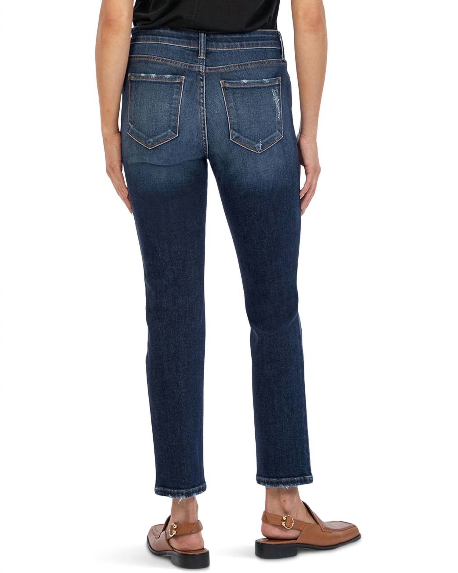 Kut From The Kloth - Reese High Rise Ankle Straight Leg Jeans