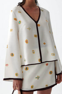 Sancia - Melrose Long Sleeve V-neck Top
