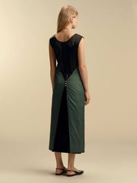 Marina Moscone - Convertible Satin Twill Dress