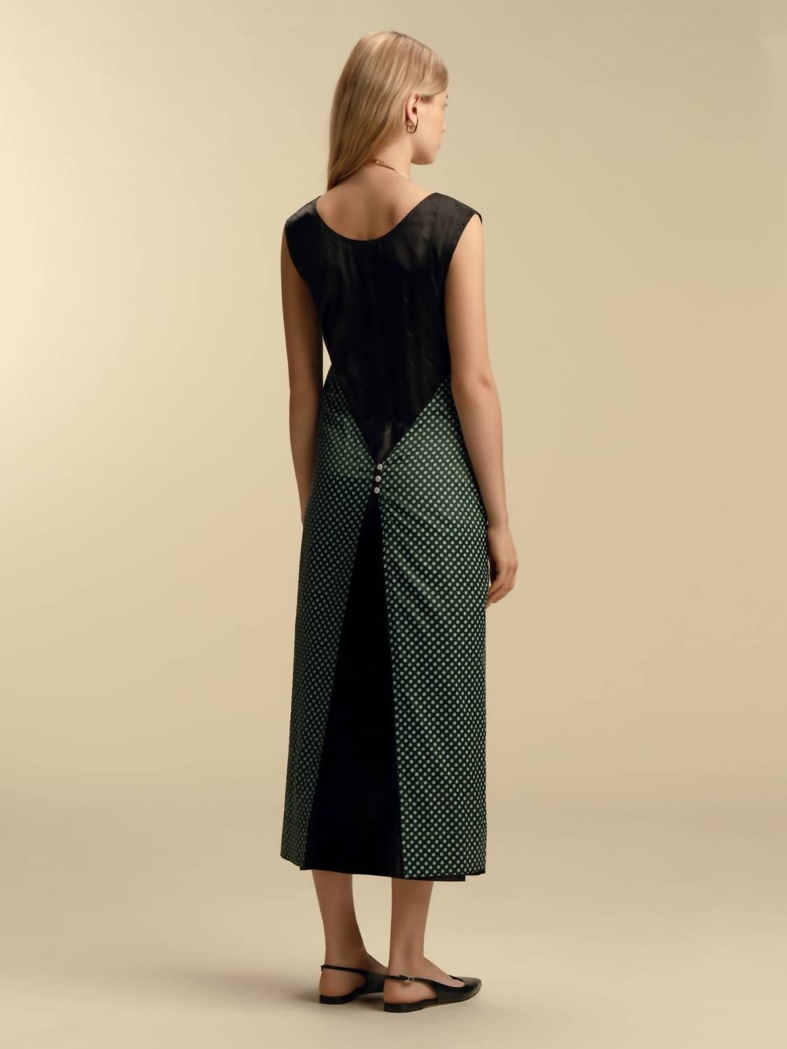 Marina Moscone - Convertible Satin Twill Dress