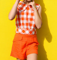 Mayoral - Gingham Blouse