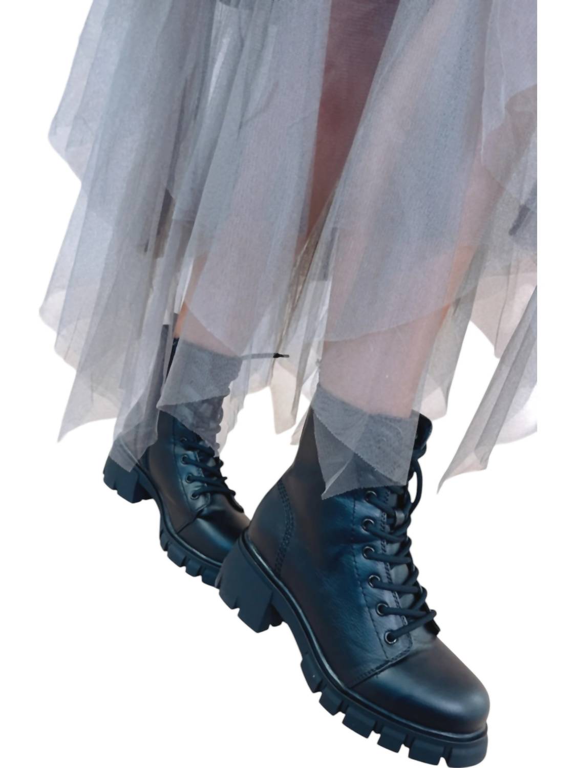 Mia - High Street Combat Boot