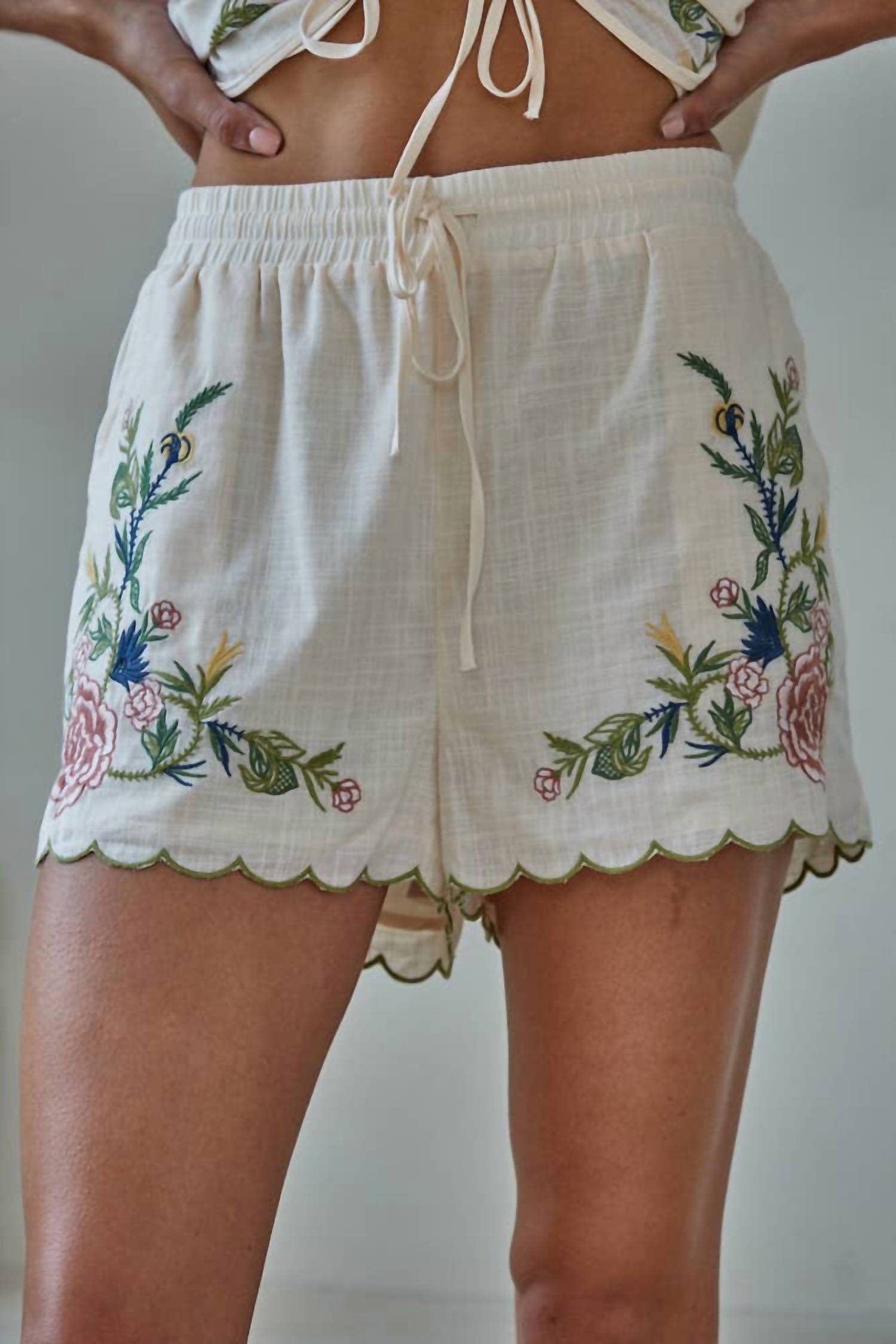 By Together - Eden Floral Shorts