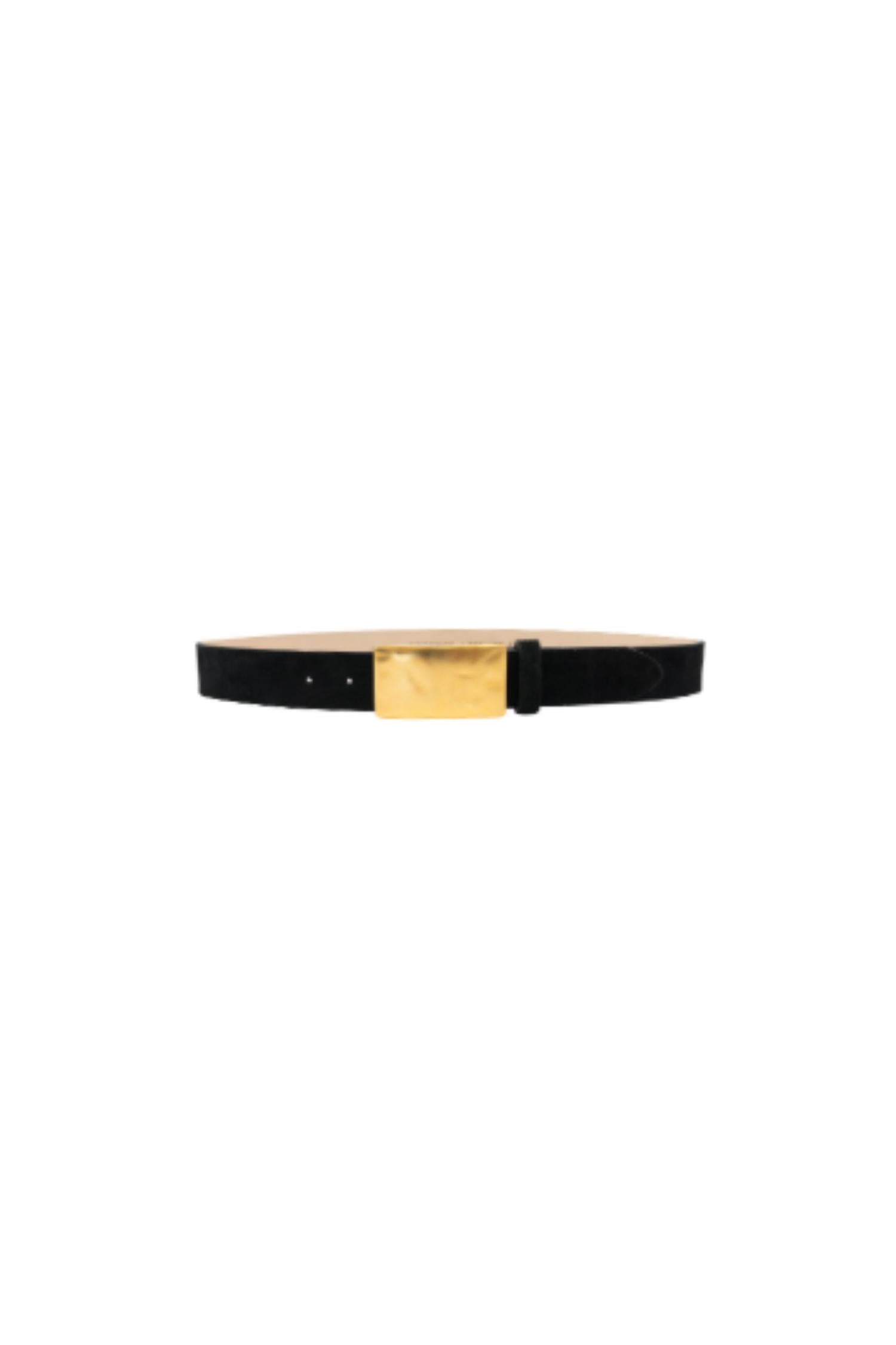L'Agence - Women's Textured Hammered Belt