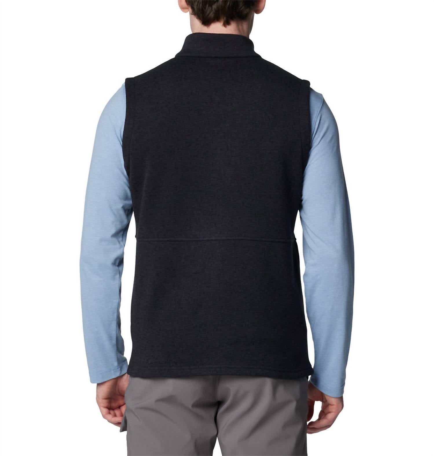 Columbia Alto Pass Vest in black - men's jacket - detail view