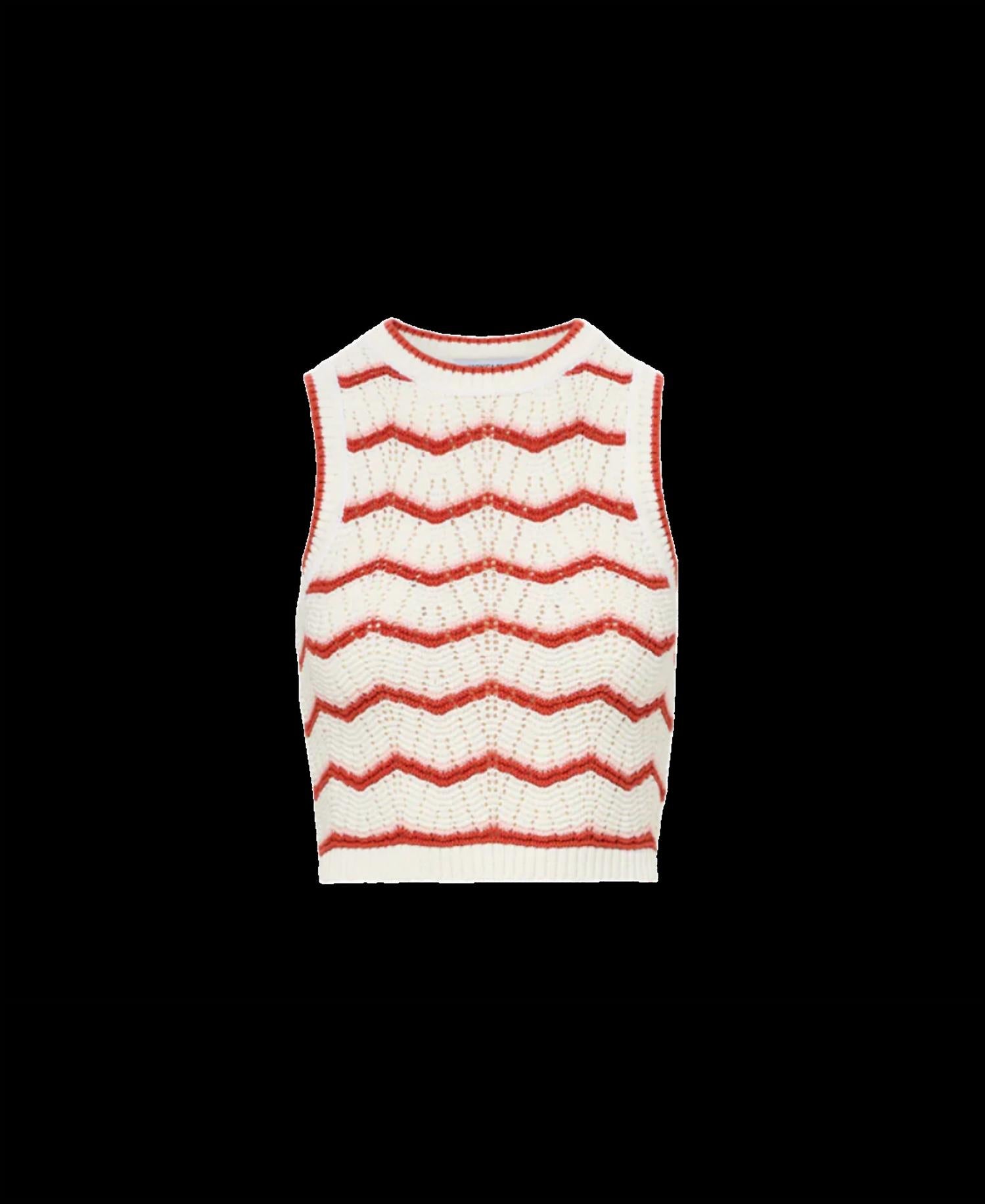 Veronica Beard - Cropped Jerrel Knit Tank Top