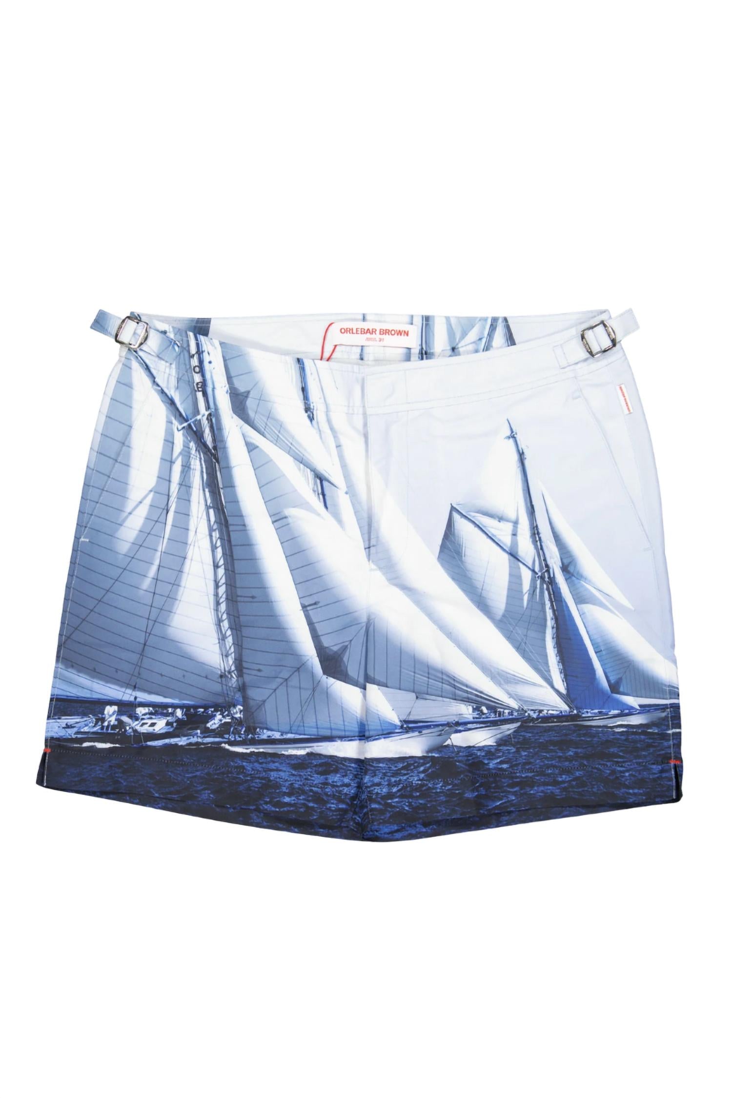 Orlebar Brown - Boy's Beachwear Russell Photographic Shorts
