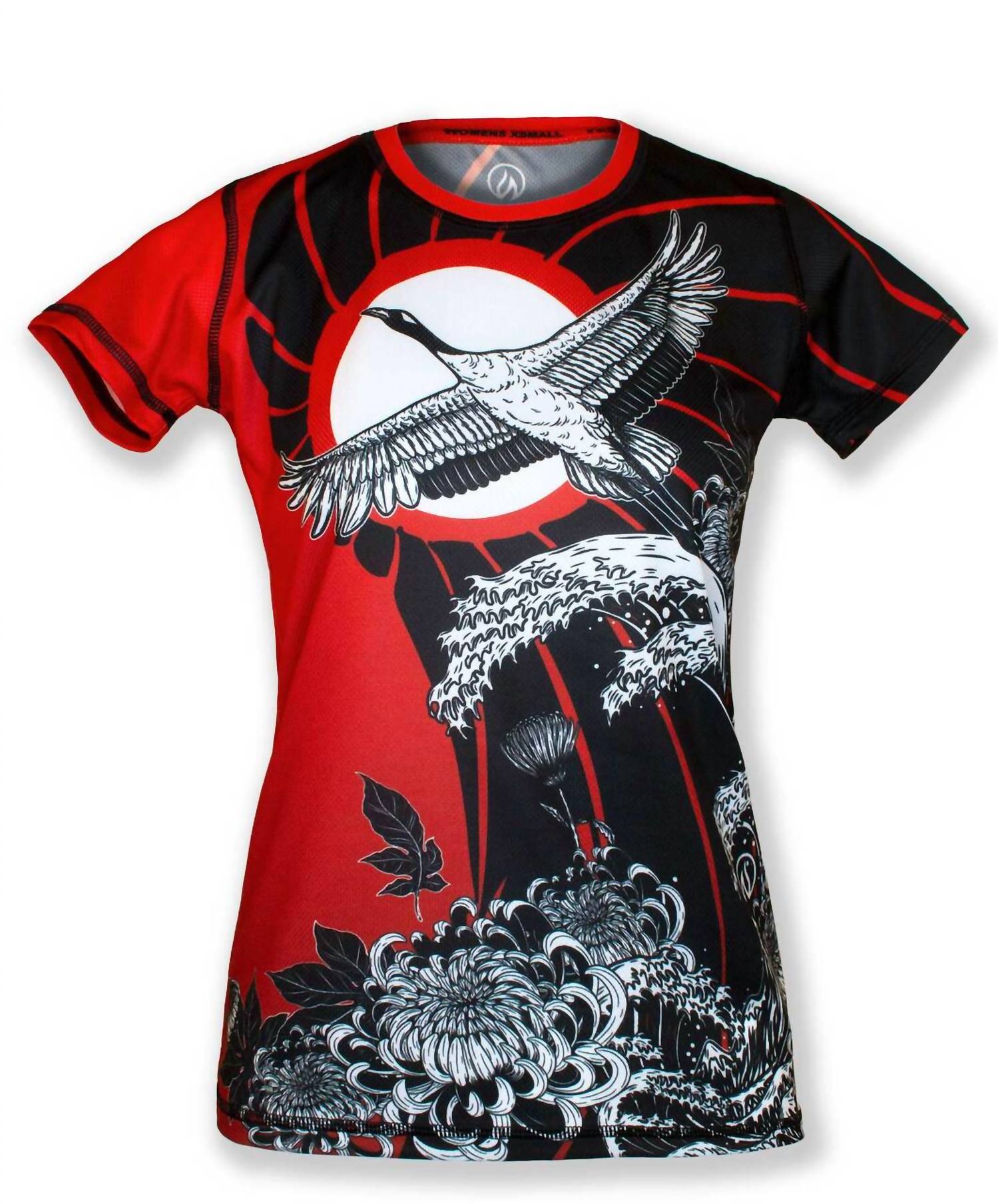 Inknburn - Women's Moonlit Crane Tech Shirt