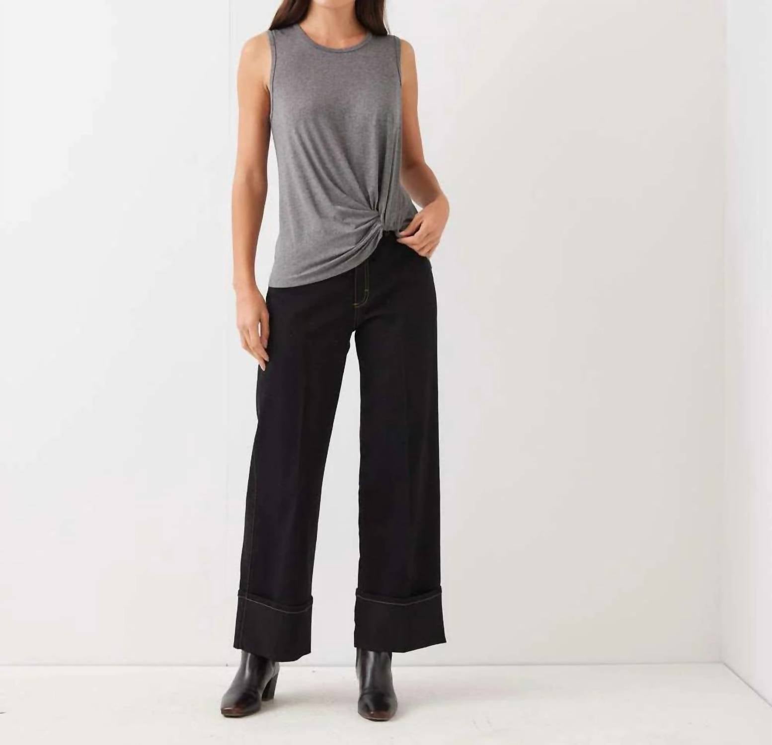 Karen Kane - Sleeveless Pick-Up Top