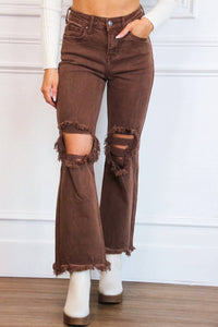 Risen - Riva Distressed High Rise Jeans