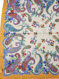 Etro - Women's Paisley & Floral Wool Blend Sheer Shawl Scarf