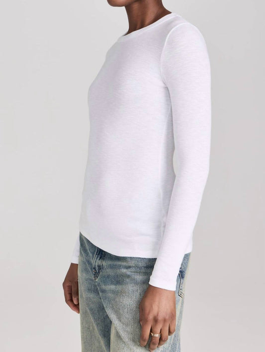 Enza Costa - Textured Rib Crew Tee