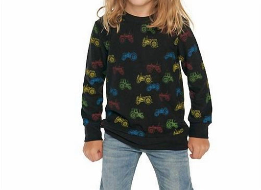 Chaser - Kids Tractor Party Pullover Sweatshirt