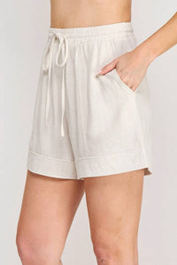 Allie Rose - Loose Linen Shorts