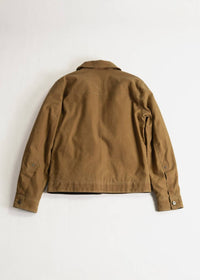 Iron & Resin Men's Waxed Canvas Mechanic Jacket in tan - men's jacket - alternate view