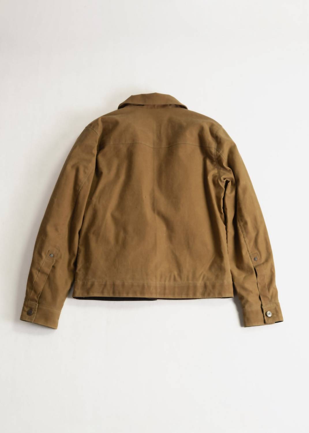 Iron & Resin Men's Waxed Canvas Mechanic Jacket in tan - men's jacket - alternate view