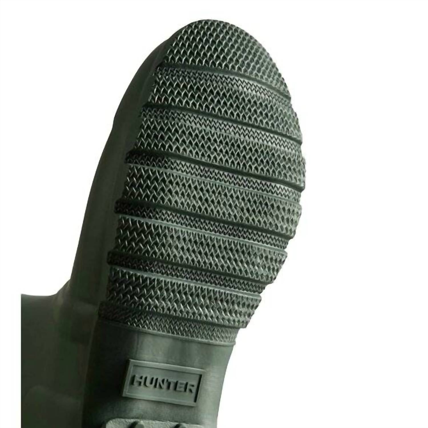 HUNTER Women's Original Short Gloss Rain Boots in sweet gale green - women's shoe - view 4