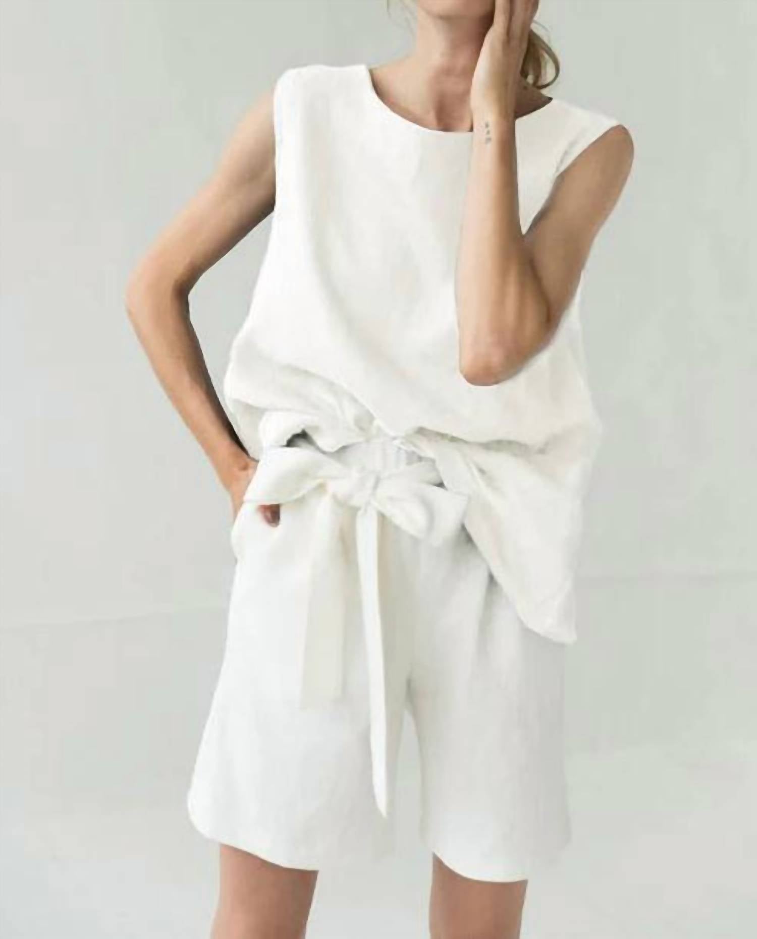 Le Muse - Linen Tank