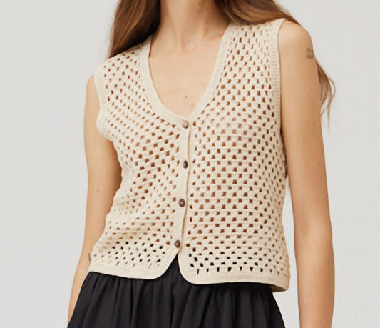 Grade & Gather - Women's Crochet Vest