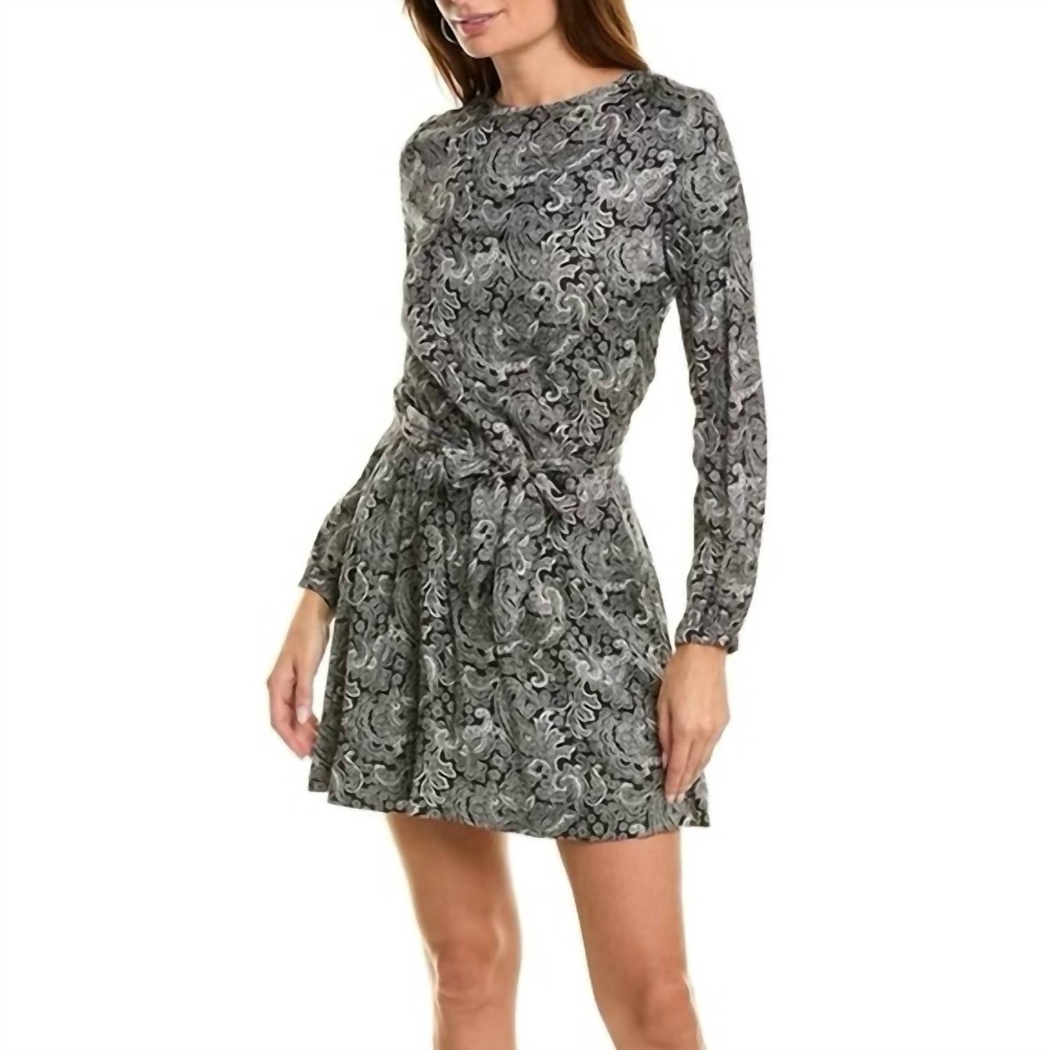 THE KOOPLES Women's Paisley Dress in black - women's dress