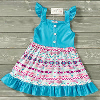 Pete + Lucy - Girls Summer Aztec Dress