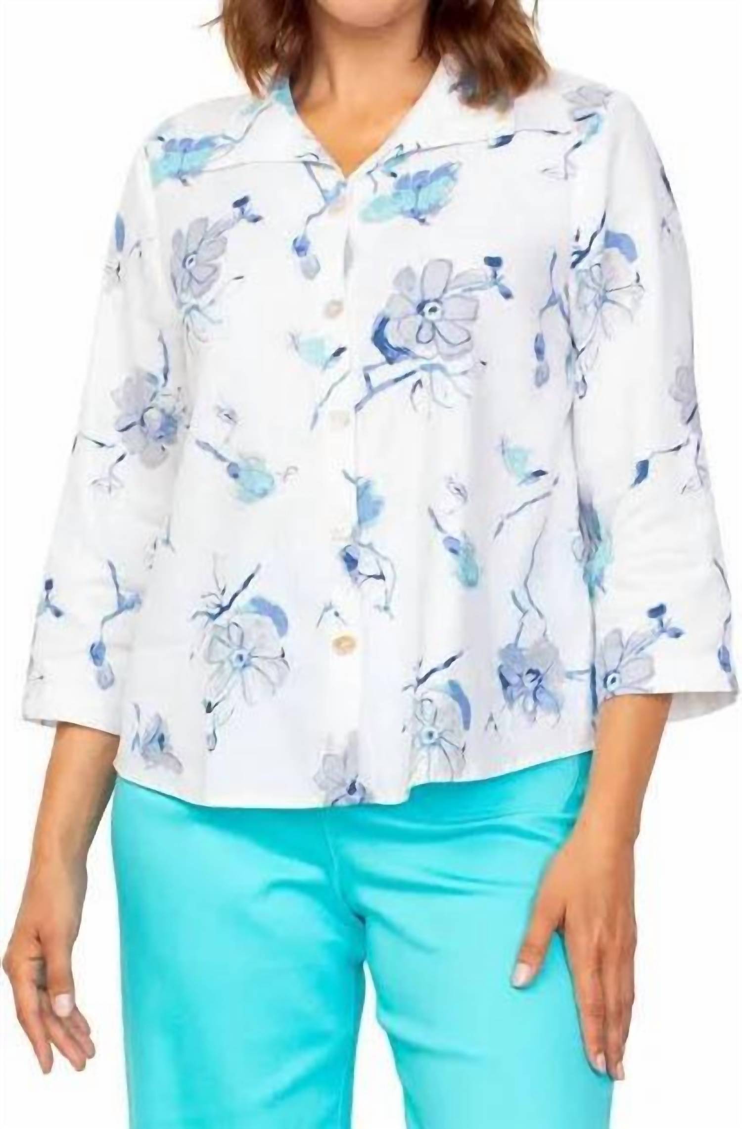 Habitat - Retro Swing Shirt in Parisian Floral