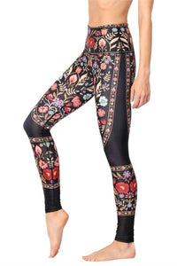Yoga Democracy - Women's Rustica Printed Yoga Leggings