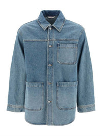 Valentino - Maxi V-logo Denim Shirt