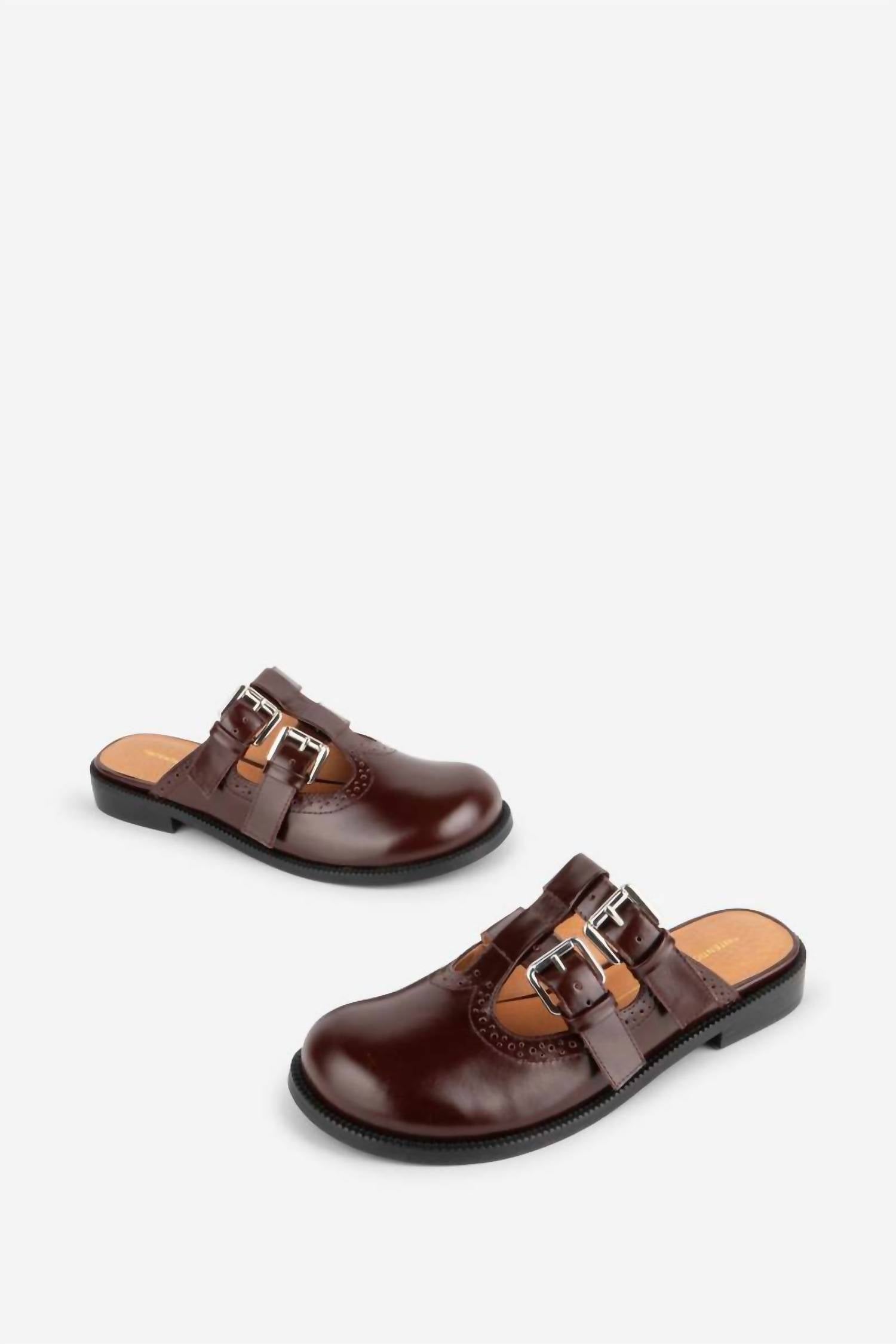 Intentionally Blank - Women's Varsity Brogue Mule