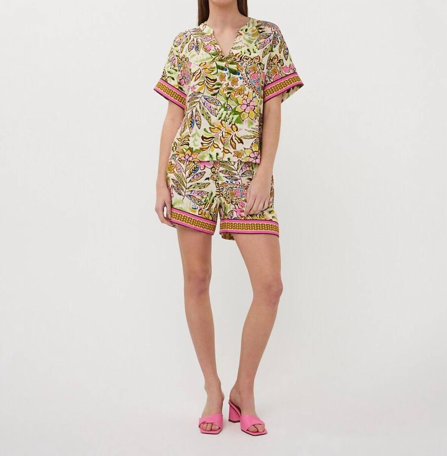 Esqualo - Jungle Print Shorts